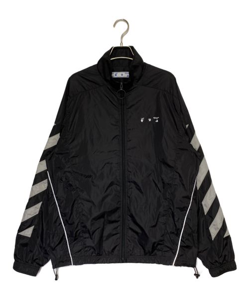 OFFWHITE（オフホワイト）OFFWHITE (オフホワイト) DIAGONALS TRACK JACKET ブラック サイズ:XXLの古着・服飾アイテム