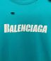 中古・古着 BALENCIAGA (バレンシアガ)  デストロイ加工ロゴプリントTシャツ スカイブルー サイズ:XS：45000円