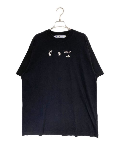 OFFWHITE（オフホワイト）OFFWHITE (オフホワイト) PEACE WORLDWIDE ARROW S/S TEE ブラック サイズ:XSの古着・服飾アイテム