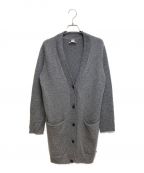 HERMESエルメス）の古着「CASHMERE LONG CARDIGAN（カシミヤロングカーディガン）」｜グレー