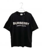 BURBERRYバーバリー）の古着「ロゴTシャツ」｜ブラック