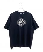 BURBERRYバーバリー）の古着「Front Design T-shirt (フロントデザインカットソー)」｜ブラック