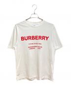 BURBERRYバーバリー）の古着「ロゴプリントTシャツ」｜ホワイト