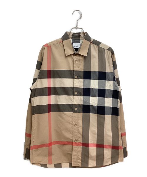 BURBERRY（バーバリー）BURBERRY (バーバリー) ノヴァチェックシャツ ベージュ サイズ:Lの古着・服飾アイテム