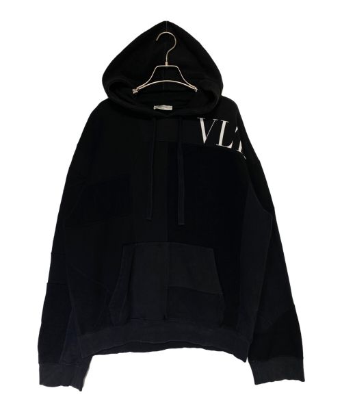 VALENTINO（ヴァレンティノ）VALENTINO (ヴァレンティノ) VLTNロゴパーカー ブラック サイズ:Mの古着・服飾アイテム