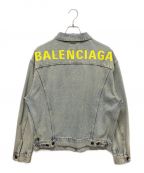 BALENCIAGAバレンシアガ）の古着「バックロゴデニムジャケット」｜インディゴ