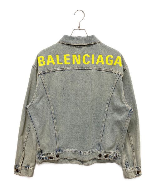 BALENCIAGA（バレンシアガ）BALENCIAGA (バレンシアガ) バックロゴデニムジャケット インディゴ サイズ:34の古着・服飾アイテム