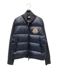 MONCLER（モンクレール）の古着「APERTA/切替ダウンジャケット」｜ネイビー