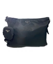 PRADA（プラダ）の古着「Re-Nylon Shoulder Bag（リナイロンショルダーバッグ）」｜ブラック