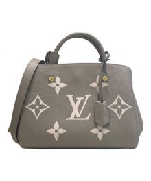 LOUIS VUITTON（ルイ ヴィトン）の古着「モンテーニュBB」｜グレー×ベージュ