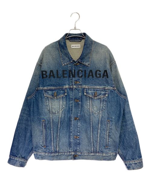 BALENCIAGA（バレンシアガ）BALENCIAGA (バレンシアガ) ロゴデニムジャケット サイズ:34の古着・服飾アイテム