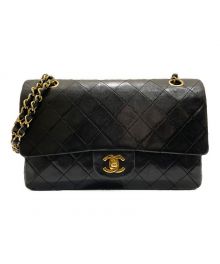 CHANEL（シャネル）の古着「マトラッセ25」｜ブラック×ゴールド