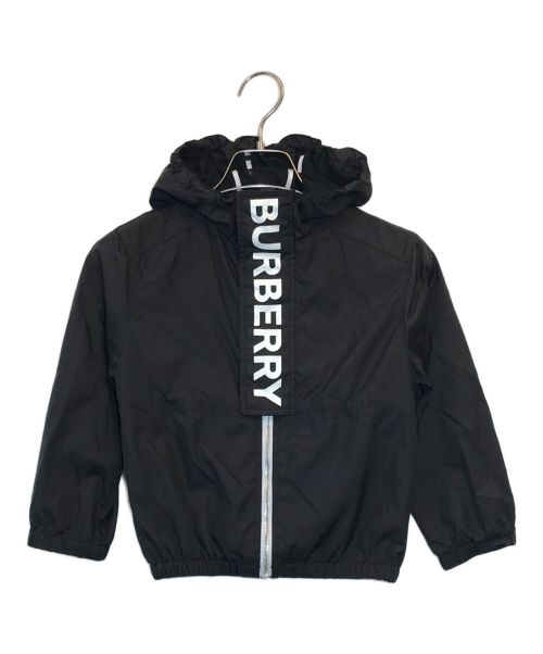 BURBERRY（バーバリー）BURBERRY (バーバリー) フーデッドジャケット ブラック サイズ:SIZE 4Y 110CMの古着・服飾アイテム