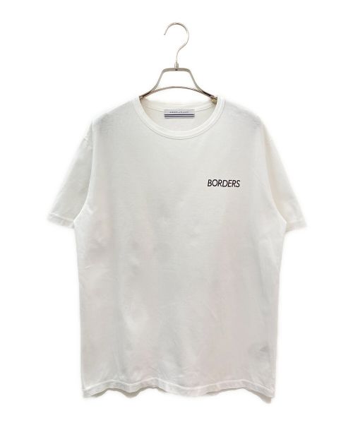 BORDERS at BALCONY（ボーダーズアットバルコニー）BORDERS at BALCONY (ボーダーズアットバルコニー) BORDERS TEE ホワイト サイズ:38の古着・服飾アイテム