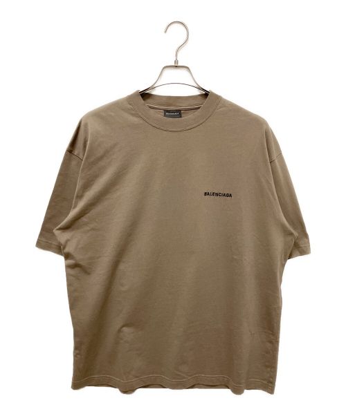 BALENCIAGA（バレンシアガ）BALENCIAGA (バレンシアガ) MediumFit T-shirt ブラウン サイズ:Mの古着・服飾アイテム