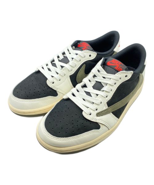 NIKE（ナイキ）NIKE (ナイキ) Travis Scott (トラヴィス スコット) AIR JORDAN 1 LOW OG SP ホワイト×ブラック サイズ:25cm(US7)の古着・服飾アイテム