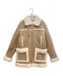 Maison Margiela（メゾンマルジェラ）の古着「mouton coat（ムートンコート）」｜ベージュ