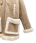 中古・古着 Maison Margiela (メゾンマルジェラ) mouton coat（ムートンコート） ベージュ サイズ:38：160000円