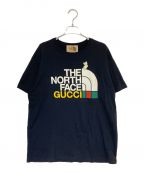 GUCCI×THE NORTH FACEグッチ×ザ ノース フェイス）の古着「Tシャツ」｜ブラック