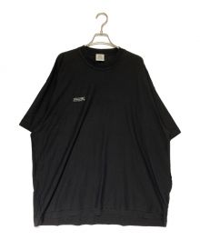 VETEMENTS（ヴェトモン）の古着「ALL BLACK INSIDE OUT T-SHIRT」｜ブラック