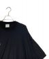 中古・古着 VETEMENTS (ヴェトモン) ALL BLACK INSIDE OUT T-SHIRT ブラック サイズ:XL：29000円