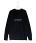 GIVENCHY（ジバンシィ）の古着「Reverse slim fit sweatshirt」｜ブラック