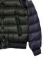 中古・古着 MONCLER (モンクレール) BRADFORD/ダウンジャケット グリーン×ネイビー サイズ:2：90000円