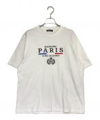 BALENCIAGAバレンシアガ）の古着「PARIS FLAG REGULAR T-SHIRT」｜ホワイト