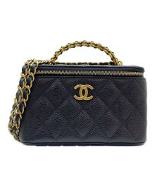 CHANEL（シャネル）の古着「ミニチェーンバニティバッグ」｜ブラック