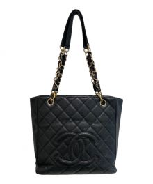 CHANEL（シャネル）の古着「チェーントートバッグ」｜ブラック