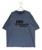 BALENCIAGAバレンシアガ）の古着「Hand Drawn BB Icon Tee」｜ネイビー