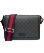 GUCCIグッチ）の古着「GGクロスボディバッグ」｜ブラック