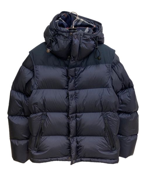 BURBERRY（バーバリー）BURBERRY (バーバリー) LOCK WELL 2WAY DOWN JACKET （ロックウェル2ウェイダウンジャケット） ネイビー サイズ:Mの古着・服飾アイテム