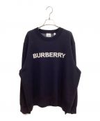 BURBERRYバーバリー）の古着「プルオーバーロゴニット」｜ブラック