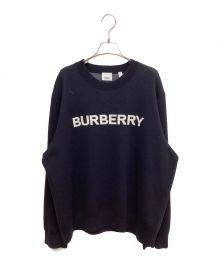 BURBERRY（バーバリー）の古着「プルオーバーロゴニット」｜ブラック