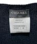 中古・古着 CHANEL (シャネル) ココマーク カシミヤ混 ニット ワンピース ブラック×ネイビー サイズ:36：80000円