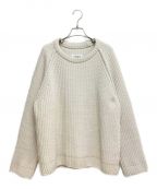 Maison Margielaメゾンマルジェラ）の古着「Nylon Cable Knit (ナイロンケーブルニット)」｜ベージュ