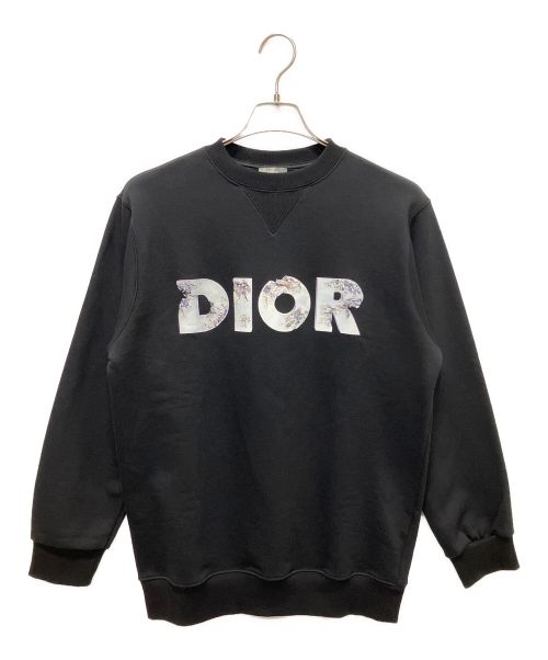 Dior（ディオール）Dior (ディオール) DANIEL ARSHAMロゴスウェット ブラック サイズ:XSの古着・服飾アイテム