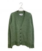 Maison Margielaメゾンマルジェラ）の古着「13AW elbow patch cardigan（エルボーパッチカーディガン）」｜グリーン