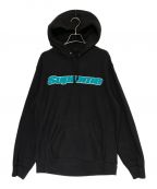 SUPREMEシュプリーム）の古着「CHENILLE HOODED SWEATSHIRT」｜ブラック