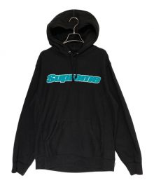 SUPREME（シュプリーム）の古着「CHENILLE HOODED SWEATSHIRT」｜ブラック