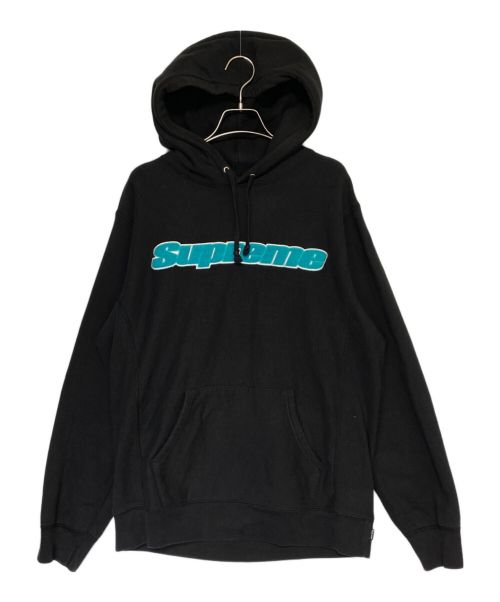 SUPREME（シュプリーム）SUPREME (シュプリーム) CHENILLE HOODED SWEATSHIRT ブラック サイズ:Lの古着・服飾アイテム