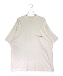 BALENCIAGA（バレンシアガ）の古着「ロゴTシャツ」｜ライトピンク