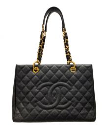 CHANEL（シャネル）の古着「マトラッセ チェーントートバッグ」｜ブラック