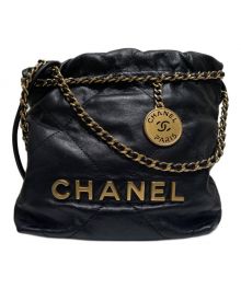 CHANEL（シャネル）の古着「CHANEL22 ミニ ハンドバッグ」｜ブラック