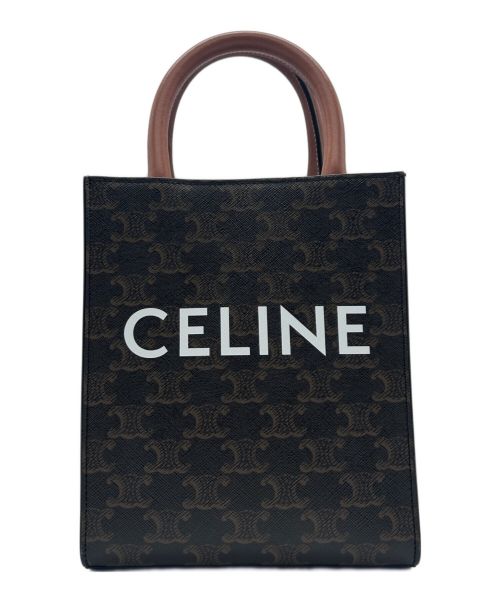 CELINE（セリーヌ）CELINE (セリーヌ) セリーヌ バーティカルミニトート/Celine Vertical Mini Tote ブラウンの古着・服飾アイテム