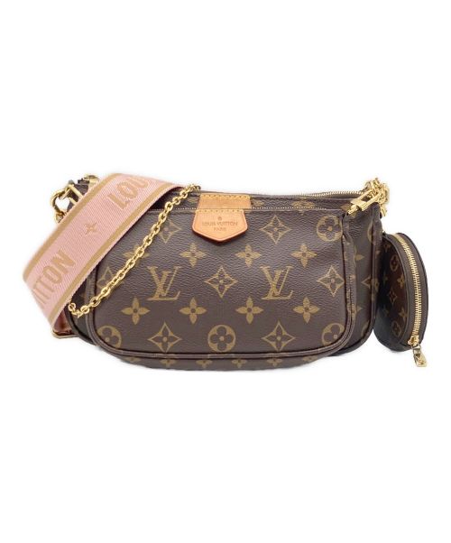 LOUIS VUITTON（ルイ ヴィトン）LOUIS VUITTON (ルイ ヴィトン) ミュルティ･ポシェット･アクセソワール ピンクの古着・服飾アイテム