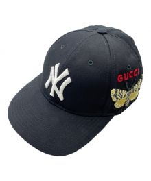 GUCCI×New Era（グッチ×ニューエラ）の古着「キャップ」｜ブラック