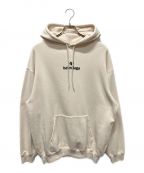 BALENCIAGAバレンシアガ）の古着「SPONSOR MEDIUM FIT HOODIE/ロゴパーカー」｜ベージュ