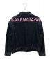 BALENCIAGA (バレンシアガ) バックロゴ デニムジャケット ブラック サイズ:34：90000円